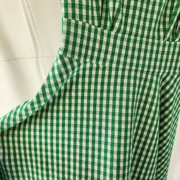 Kate Spade Green Gingham Ponte Dress - Picture 7 of 12